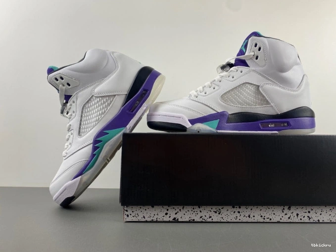 Cheap TBkick Air Retro 5 136027-108 Jordan Grape (2013) 0712